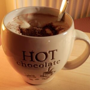 Warme chocolademelk
