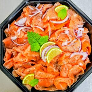 Bordje gerookte zalm (200 gr)